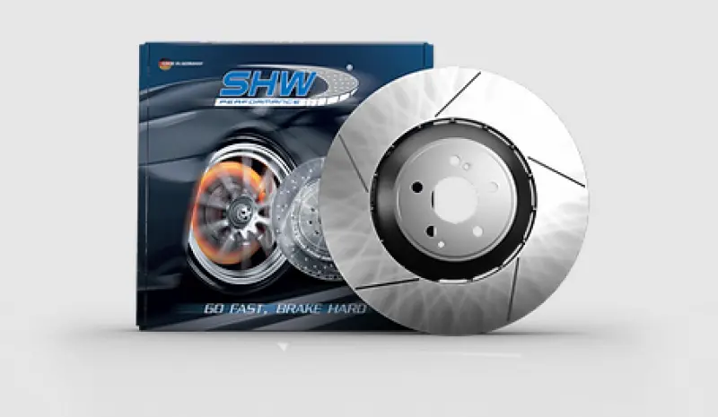 Shw 15-18 Porsche Macan Turbo W/19In Wheel/Perf Package Left Frt Slotted Lw Brake Rotor (95B615301p) 1