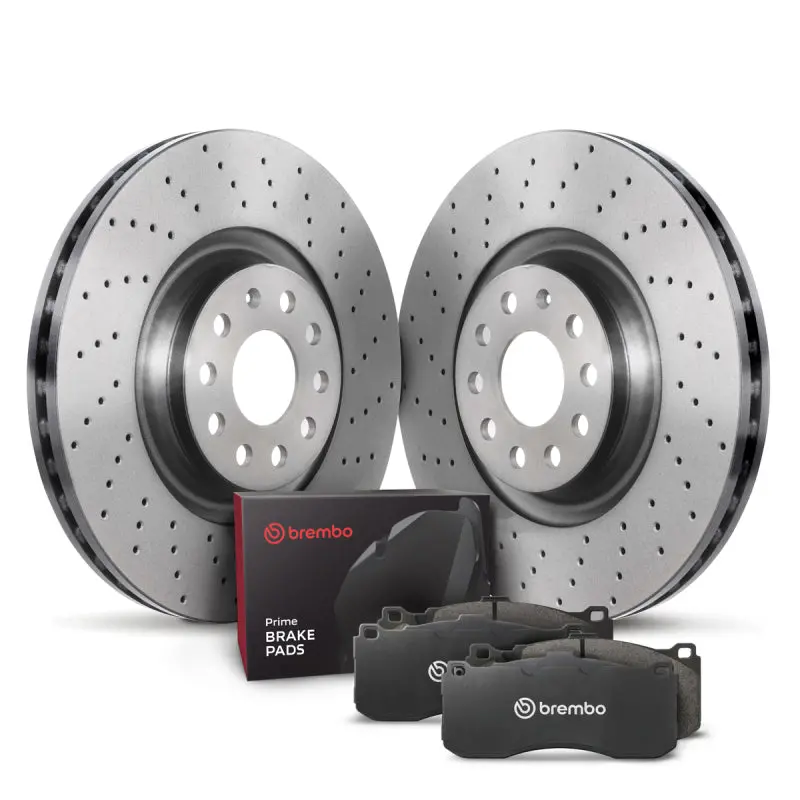 Brembo Oe 10-11 Audi S4/08-12 S5 Front Disc Brake Kit 1