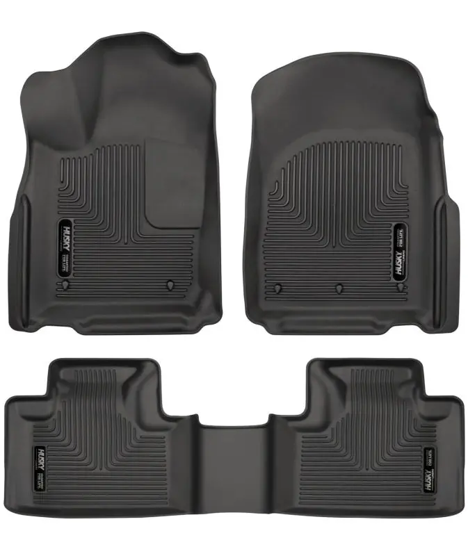 Husky Liners 11-13 Dodge Durango / 11-13 Jeep Grand Cherokee Weatherbeater Combo Black Floor Liners 1