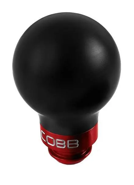 Cobb Subaru 6-Speed Cobb Shift Knob - Black W/Race Red Collar (Non-Weighted) 1