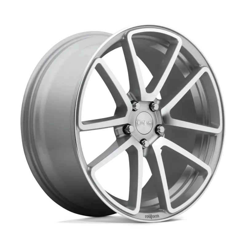 Rotiform R120 Spf Wheel 19X8.5 5X112 45 Offset - Gloss Silver Machined 1