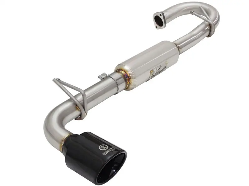 Afe Takeda 11-16 Scion Tc 2.5L 2 1/4-2 1/2In Stainless Steel Axle-Back Exhaust W/Black Tip 1