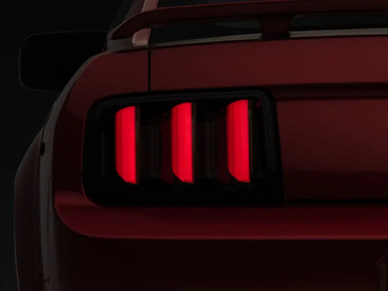 Raxiom 05-09 Ford Mustang Vector V2 Led Tail Lights- Black Housing (Smoked Lens) 1