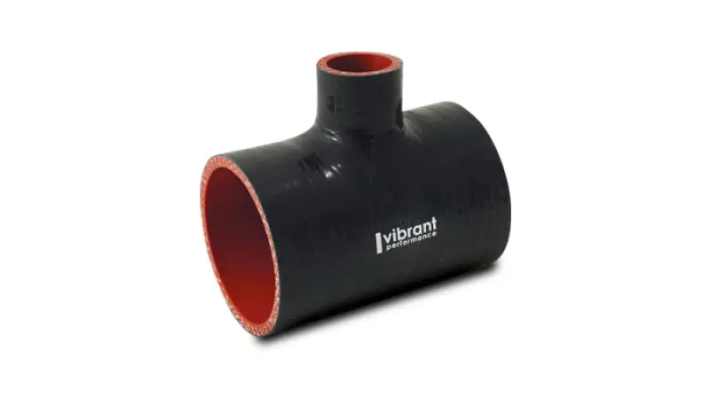 Vibrant Silicone T-Hose Coupler Hose Id 2.50In Overall Length 4In Branch Id 1In 1