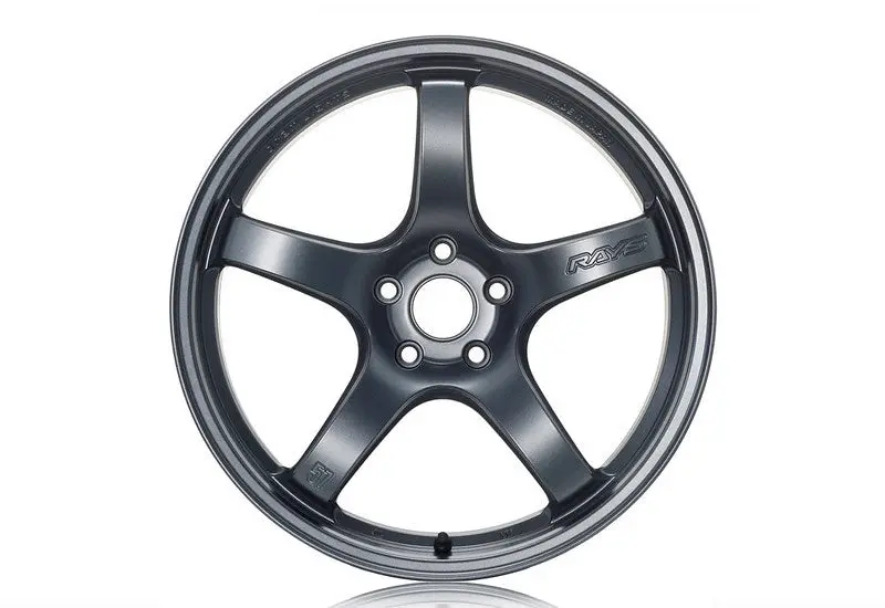 Gram Lights 57Cr 18X9.5 +12 5X114.3 Gun Blue 2 Wheel 1