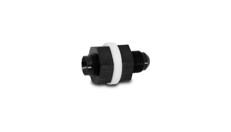 Vibrant -12An Fuel Cell Bulkhead Adapter Fitting (W/ 2 Ptfe Crush Washers & Nut) 1