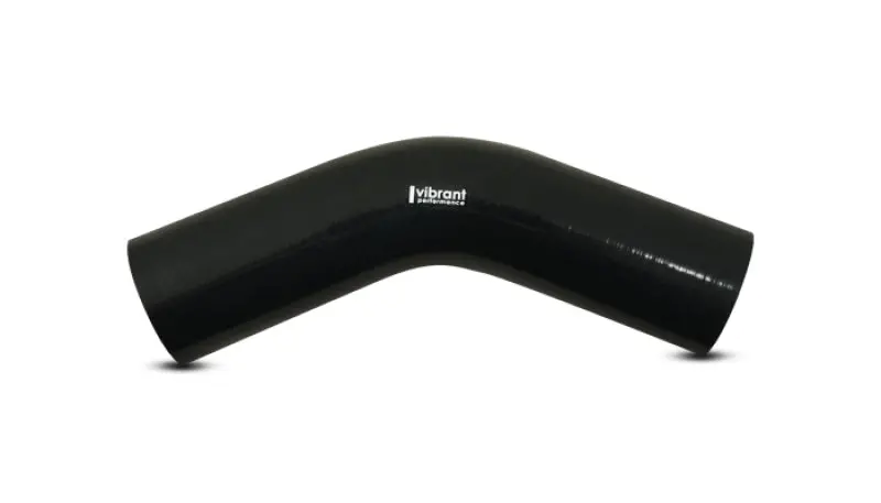 Vibrant 45 Degree Silicone Elbow 3.125In Id X 4.50In Leg Length - Black 2