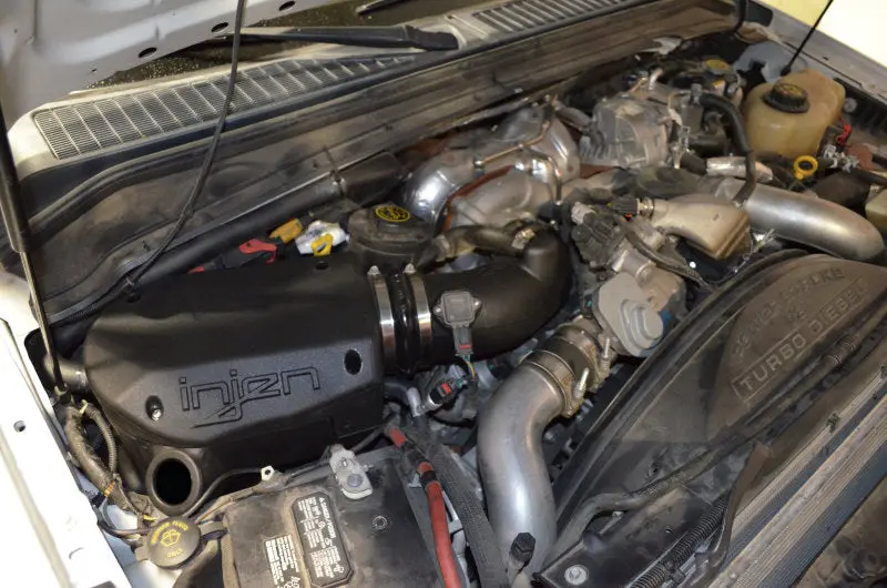Injen 08-10 Ford F-250/F-350 6.4L Powerstroke Evolution Intake 2