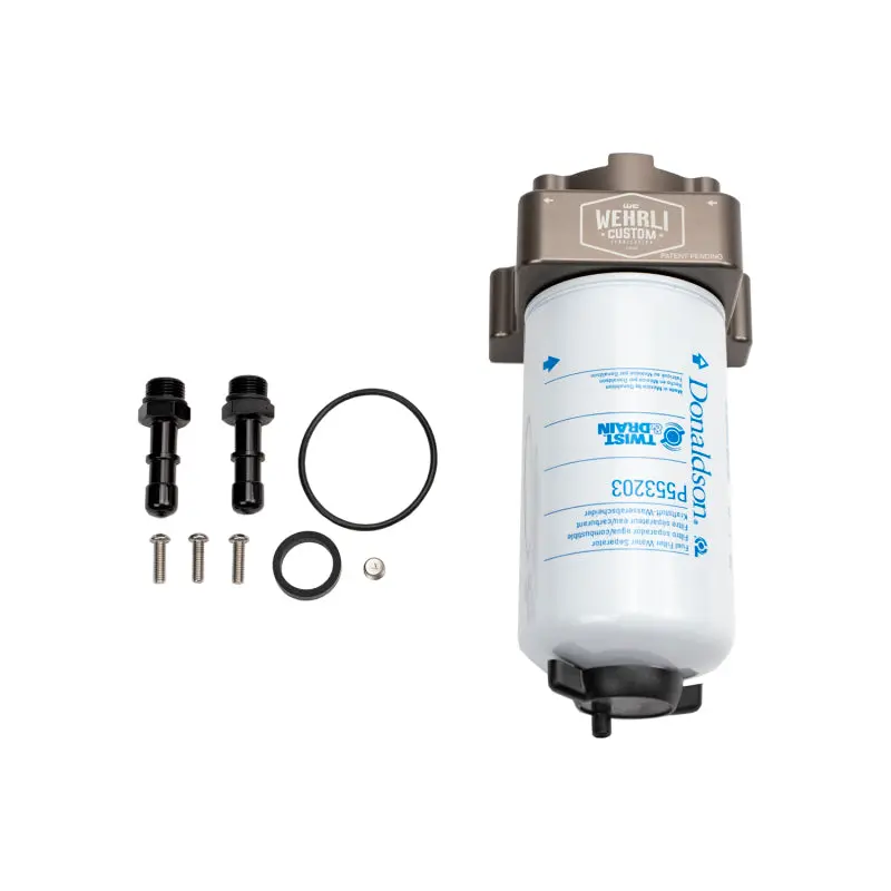 Wehrli 17-19 Duramax L5p / 20-24 L5p Duramax Long Bed Fuel Filter Housing Kit 1
