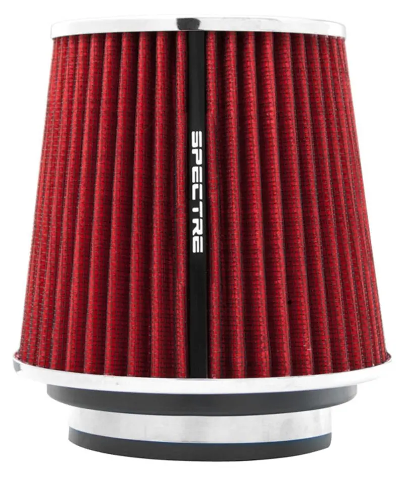 Spectre Adjustable Conical Air Filter 5-1/2In. Tall (Fits 3In. / 3-1/2In. / 4In. Tubes) - Red 1