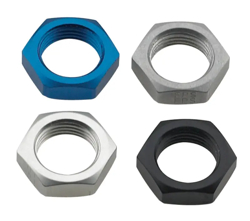 Fragola -3An Bulkhead Nut - Black 1