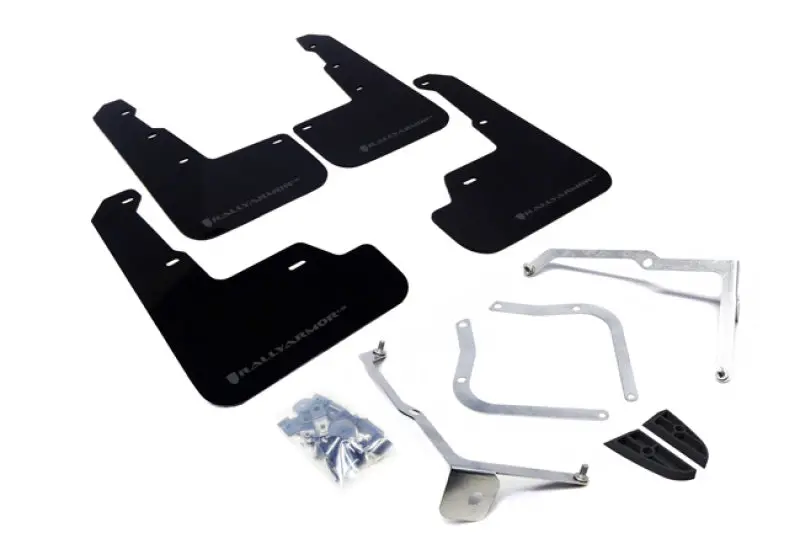 Rally Armor 15-21 Subaru Wrx/Sti Black Ur Mud Flap W/Grey Logo 1