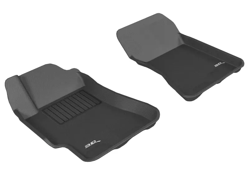 3D Maxpider 2002-2007 Subaru Impreza Kagu 1St Row Floormat - Black 1