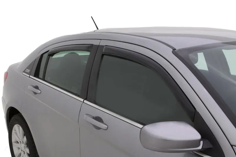 Avs 07-10 Chrysler Sebring Ventvisor In-Channel Front & Rear Window Deflectors 4Pc - Smoke 2