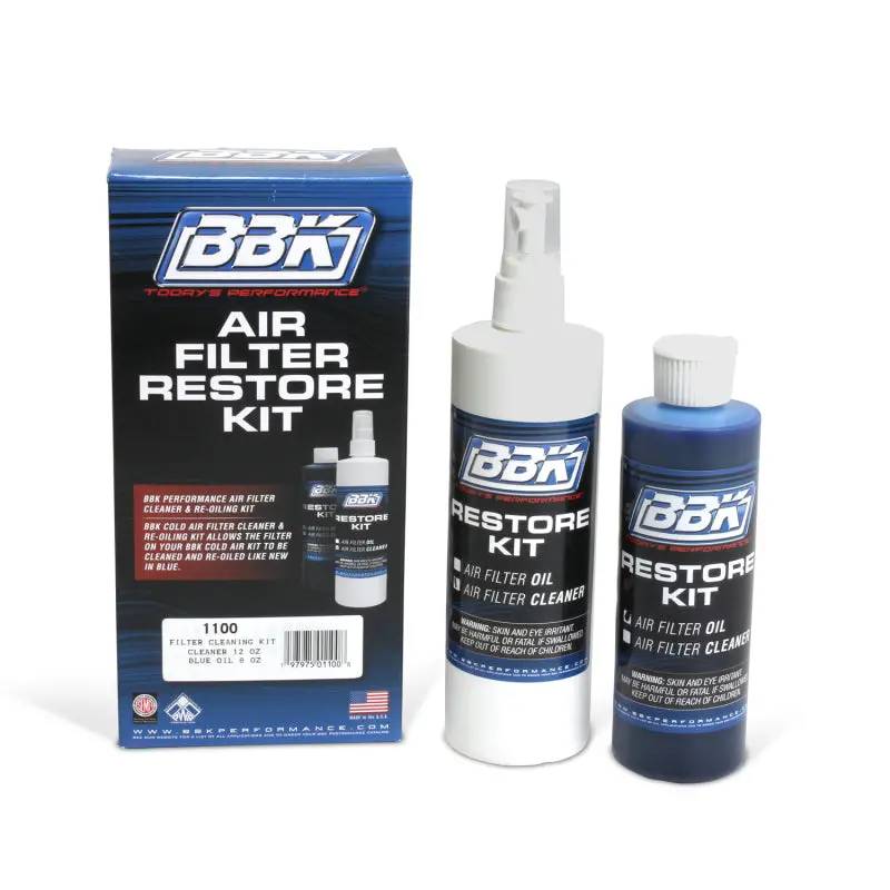 Bbk Bbk Cold Air Filter Restore Cleaner And Re-Oil Kit 1