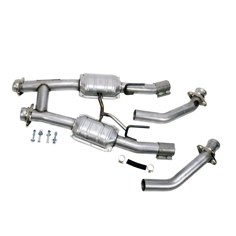 Bbk 86-93 Mustang 5.0 High Flow H Pipe With Catalytic Converters - 2-1/2 1