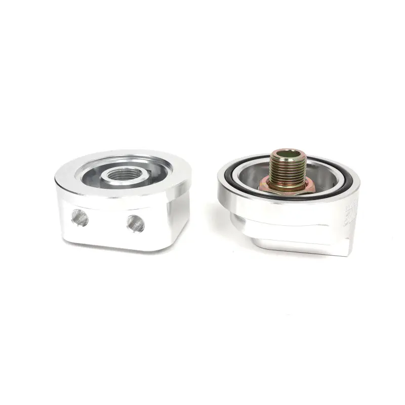 Blox Racing Remote Oil Filter Relocation Kit - Polished 1