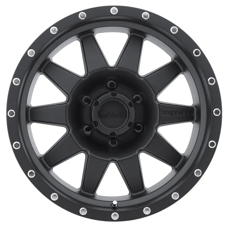 Method Mr301 The Standard 17X9 -12Mm Offset 6X5.5 108Mm Cb Matte Black Wheel 2