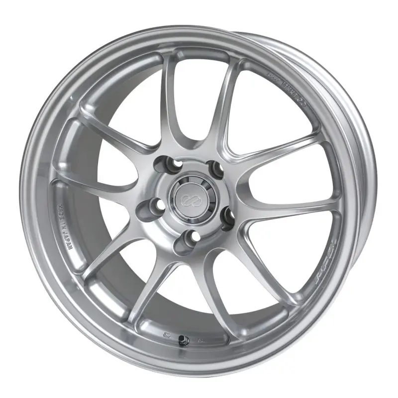 Enkei Pf01 15X8 4X100 35Mm Offset Silver Wheel 1