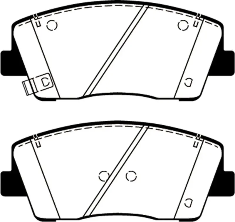 Ebc 2019+ Genesis G70 2.0T Yellowstuff Front Brake Pads 1
