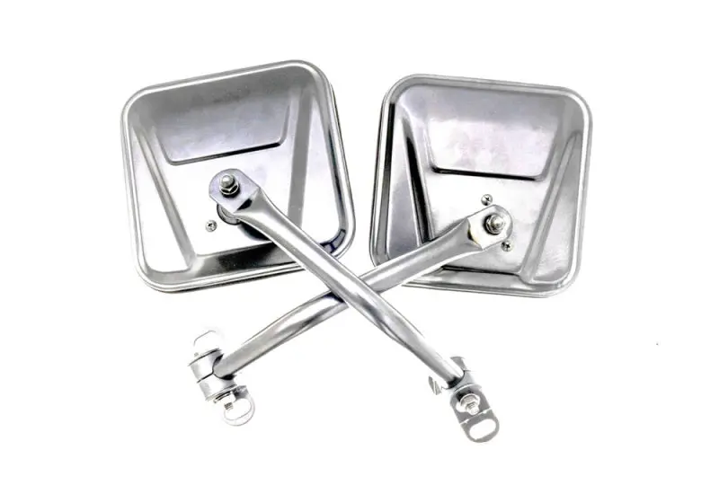Rampage 1955-1983 Jeep Cj5 Side Mirrors - Stainless 1