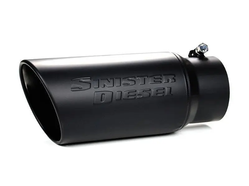 Sinister Diesel Black Ceramic Coated Stainless Steel Exhaust Tip (4In To 6In) 1