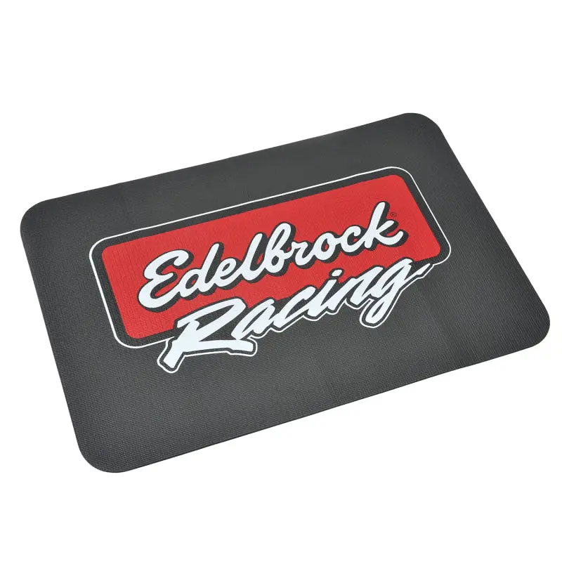 Edelbrock Racing Fender Cover - Pvc Foam Mat - 2 Color Printed Edelbrock Racing Logo 2