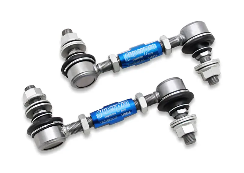 Superpro 2018 Kia Stinger Base Rear Hd Adjustable End Link Set (12Mm Studs 125Mm-145Mm) 1