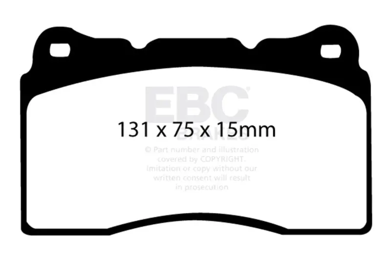 Ebc 04-08 Acura Tl 3.2 (Manual)(Brembo) Ultimax2 Front Brake Pads 1
