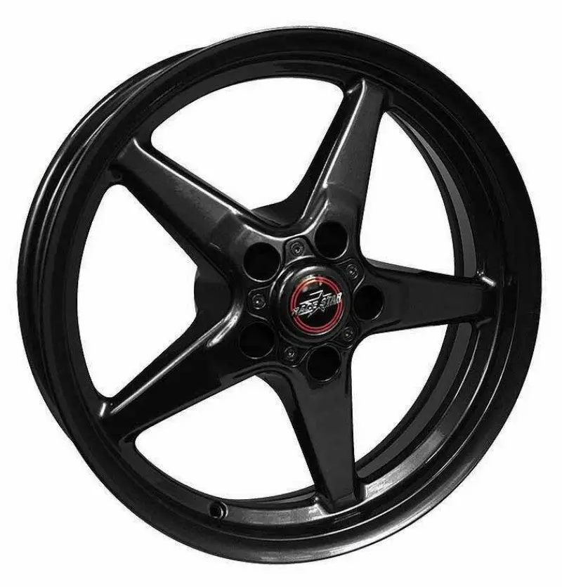 Race Star 92 Drag Star Bracket Racer 17X10.5 5X120bc 7.00Bs Gloss Black Wheel 1