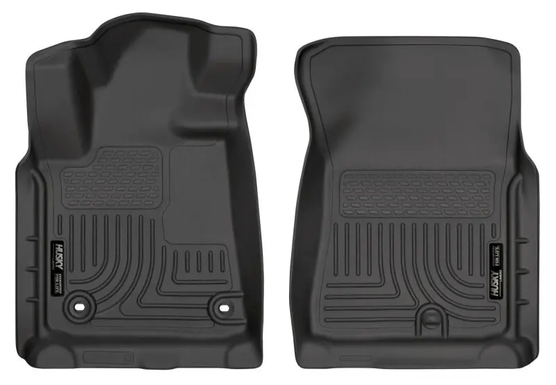 Husky Liners 12-13 Toyota Tundra Weatherbeater Black Front Floor Liners 1