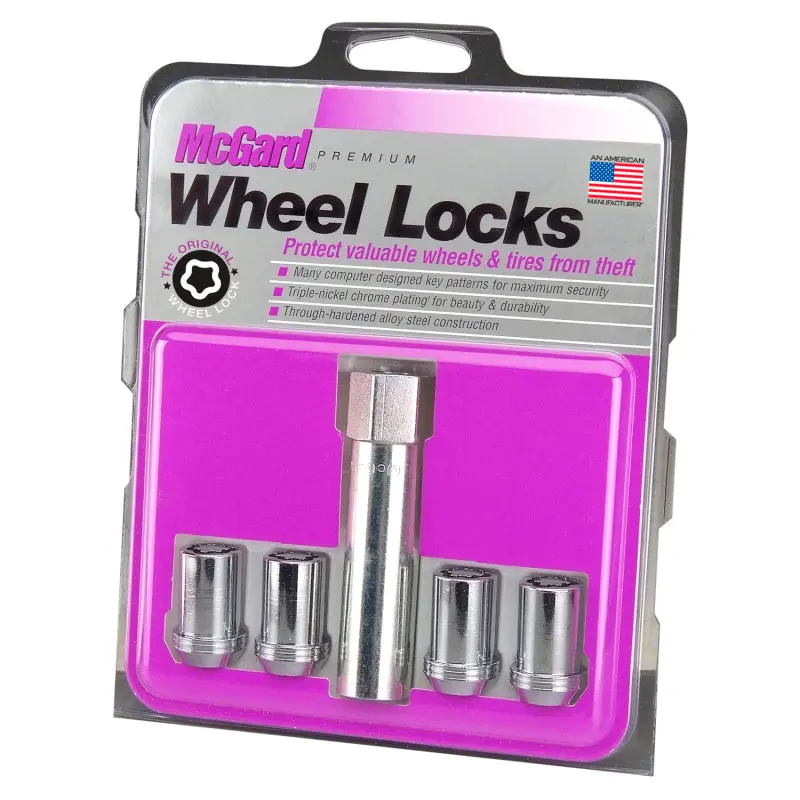 Mcgard Wheel Lock Nut Set - 4Pk. (Tuner / Cone Seat) M12x1.5 / 13/16 Hex / 1.24In. Length - Chrome 2