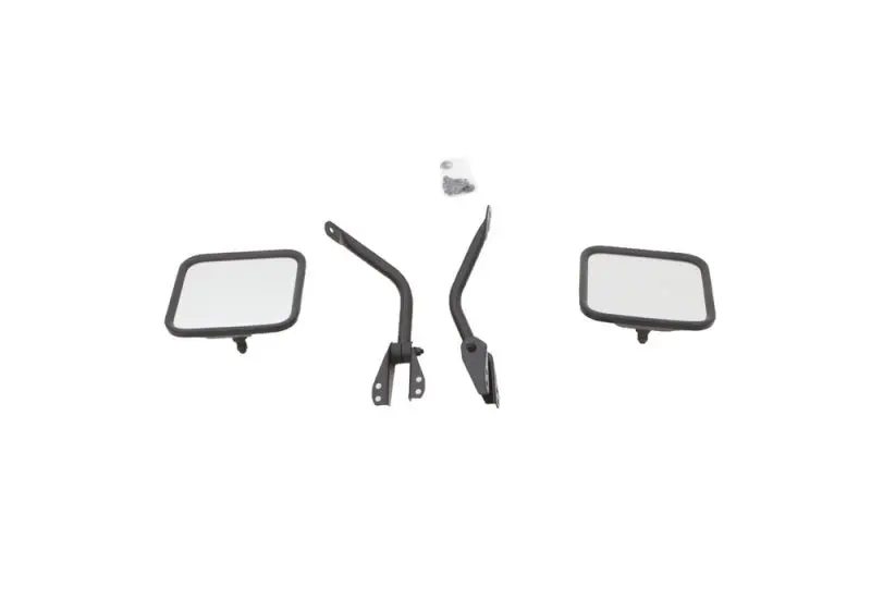 Rampage 1955-1983 Jeep Cj5 Side Mirrors - Black 1