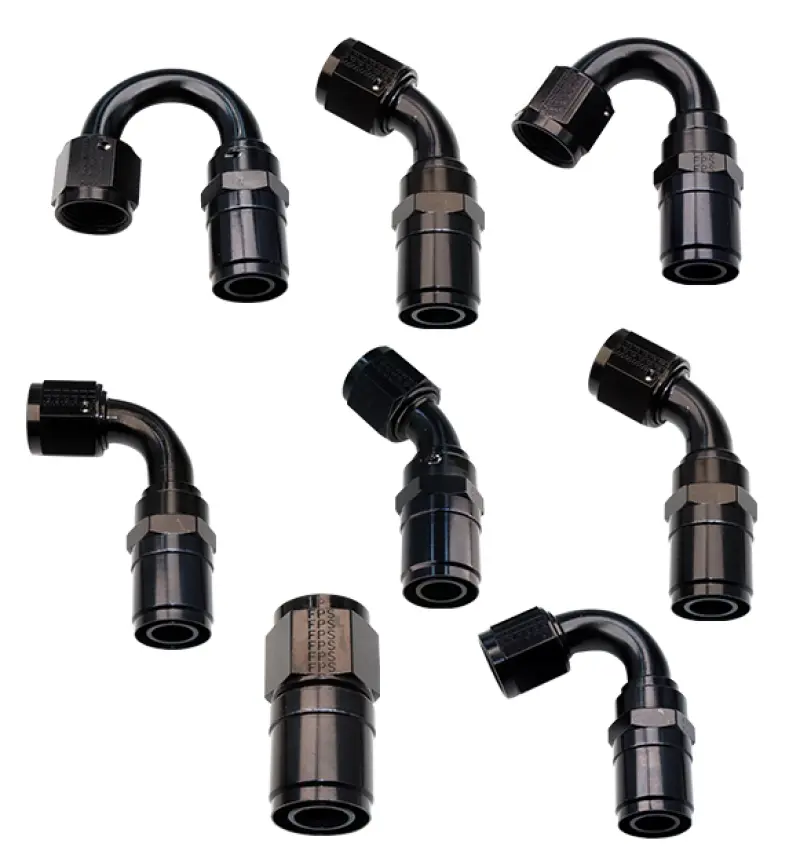 Fragola -6An Race-Rite Crimp-On Hose End 90 Degree 1