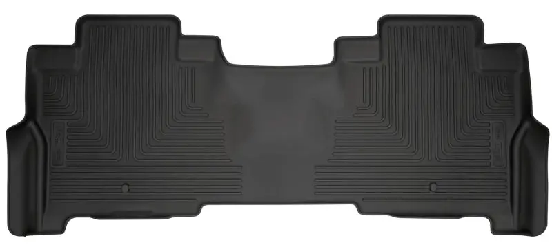 Husky Liners 18-22 Ford Expedition Weatherbeater Second Row Black Floor Liners 1
