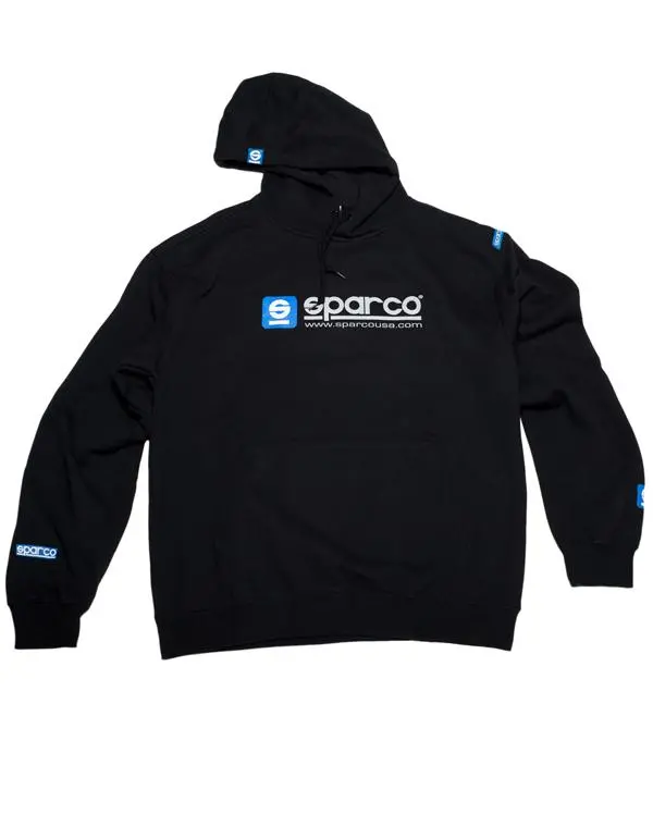 Sparco Sweatshirt Hooded Www Blk Xlrg 1