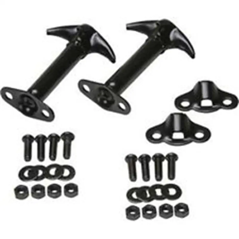 Rampage 1945-1949 Jeep Cj2a Hood Catch Kit - Black 1