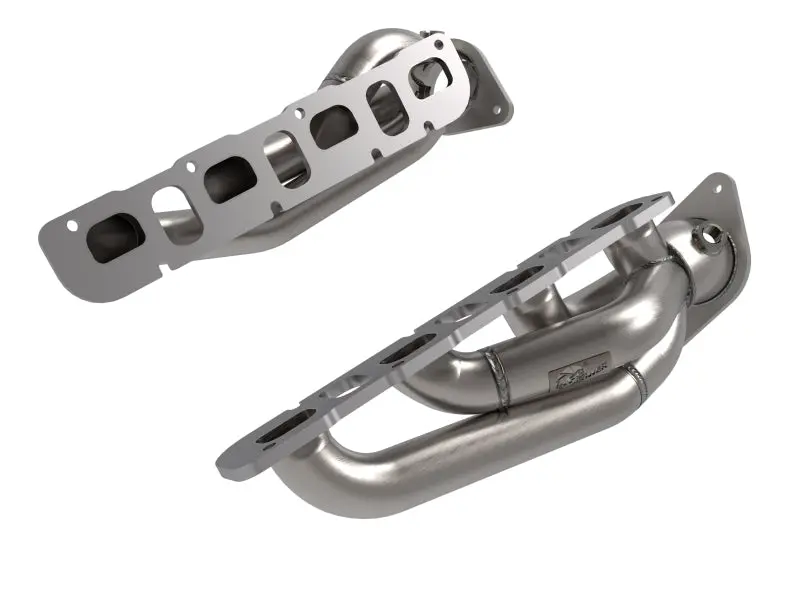 Afe 21-22 Jeep Wrangler 392 Twisted Steel Header 1-7/8 In To 2-3/4 In 304 W/ Raw Finish 1