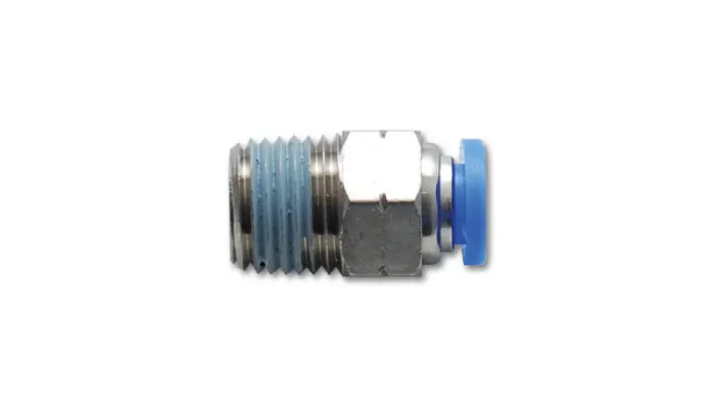 Vibrant Male Straight Pneumatic Vacuum Fitting (1/4In Npt Thread) - For 1/4In (6Mm) Od Tubing 1