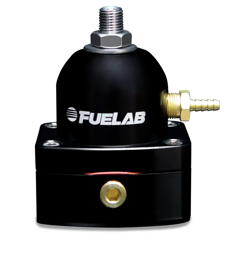 Fuelab 545 Efi Adjustable Mini Fpr In-Line 25-90 Psi (1) -6An In (1) -6An Return - Black 1