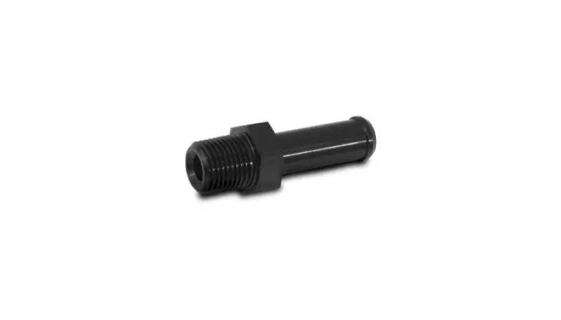 Vibrant 3/4In Npt To 3/4In Barb Straight Fitting - Aluminum 1