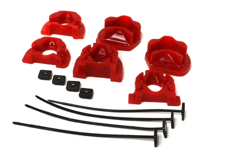 Energy Suspension 92-00 Honda Civic (Except 99-00 Si) / 93-97 Del Sol Red Motor Mount Inserts (Manua 1