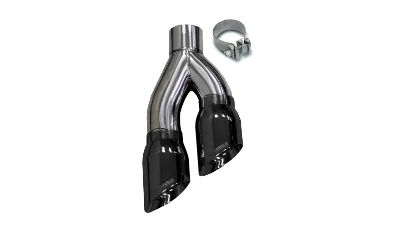 Corsa 1999-2006 Universal Stainless Steel Twin 4.0In Black Pvd Pro-Series Tip 1