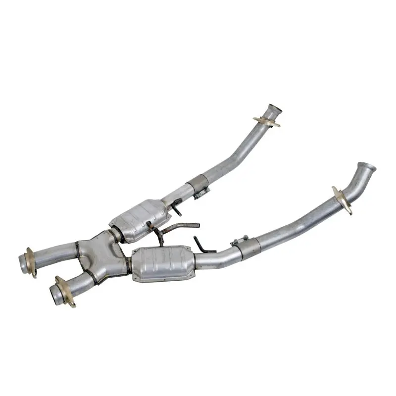 Bbk 86-93 Mustang 5.0 High Flow X Pipe With Catalytic Converters - 2-1/2 1