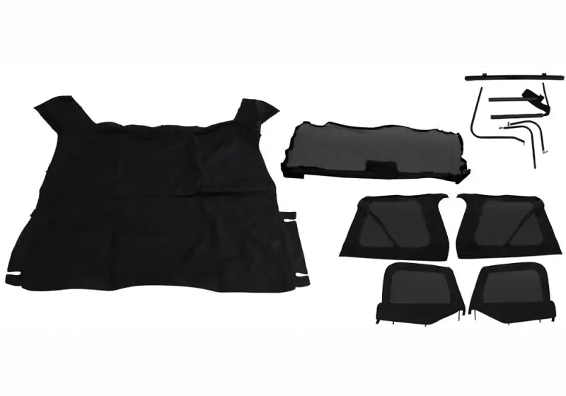Rampage 1997-2006 Jeep Wrangler(Tj) Complete Top - Black Diamond 1