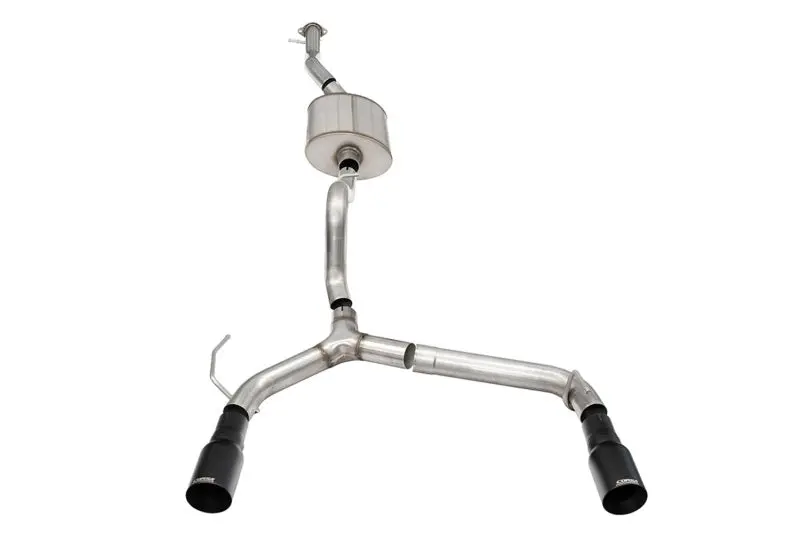 Corsa 21-25 Ford Bronco 2.7L 4-Door 2.75In Cat-Back Dual Rear Exhaust W/ 4In Straight-Cut Black Tips 1