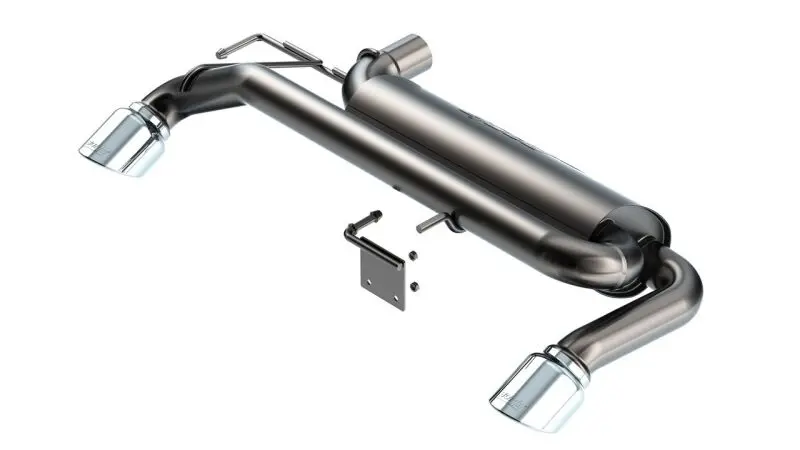 Borla 21-22 Ford Bronco 2.3L 4Wd S-Type Axle Back Exhaust W/ Bright Chrome Tips 1