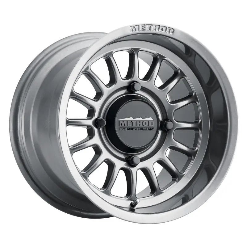 Method Mr411 Bead Grip 15X10 / 6+4/25Mm Offset / 4X136 / 106.25Mm Cb Gloss Titanium Wheel 2