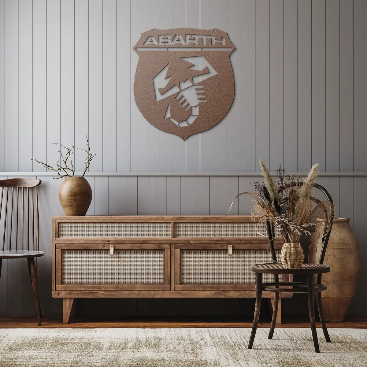 Abarth Metal Wall Art Sign 10