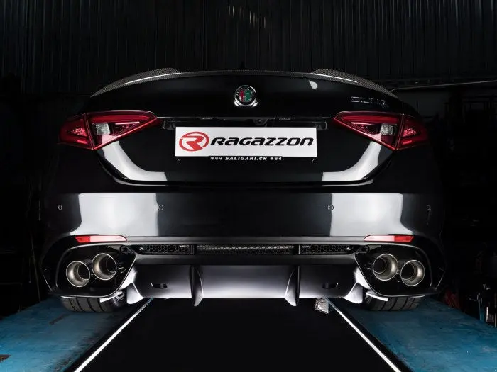 Alfa Romeo Giulia Quadrifoglio Ragazzon Valved Turbo-Back Exhaust 1